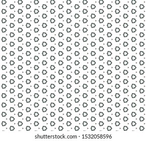Seamless vector pattern in geometric ornamental style