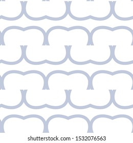 Seamless vector pattern in geometric ornamental style