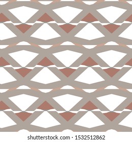 Seamless vector pattern in geometric ornamental style