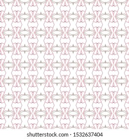 Seamless vector pattern in geometric ornamental style