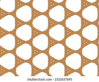 Seamless vector pattern in geometric ornamental style