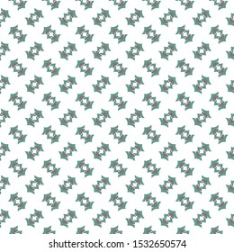 Seamless vector pattern in geometric ornamental style