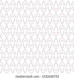 Seamless vector pattern in geometric ornamental style