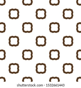 Seamless vector pattern in geometric ornamental style