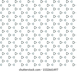 Seamless vector pattern in geometric ornamental style