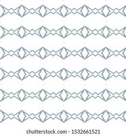 Seamless vector pattern in geometric ornamental style