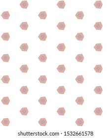 Seamless vector pattern in geometric ornamental style