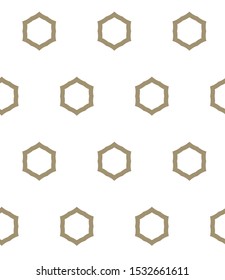 Seamless vector pattern in geometric ornamental style