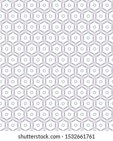 Seamless vector pattern in geometric ornamental style