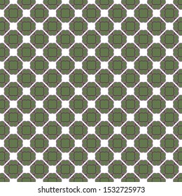 Seamless vector pattern in geometric ornamental style