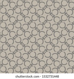 Seamless vector pattern in geometric ornamental style