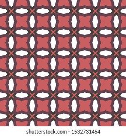 Seamless vector pattern in geometric ornamental style