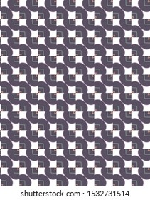 Seamless vector pattern in geometric ornamental style