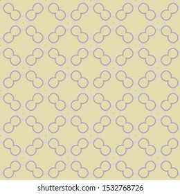 Seamless vector pattern in geometric ornamental style