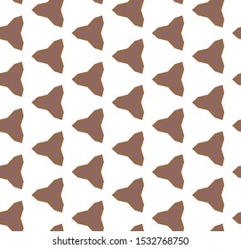 Seamless vector pattern in geometric ornamental style