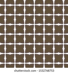 Seamless vector pattern in geometric ornamental style