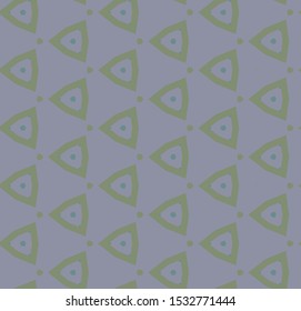 Seamless vector pattern in geometric ornamental style
