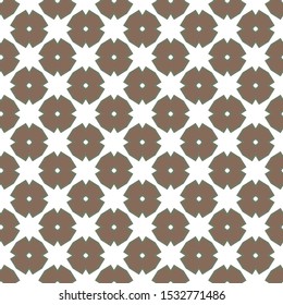 Seamless vector pattern in geometric ornamental style