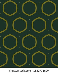 Seamless vector pattern in geometric ornamental style