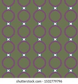 Seamless vector pattern in geometric ornamental style