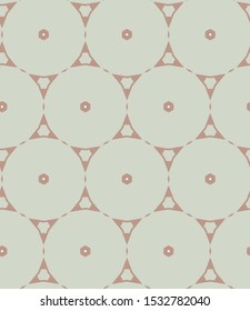 Seamless vector pattern in geometric ornamental style