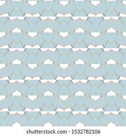 Seamless vector pattern in geometric ornamental style