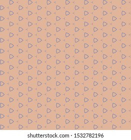 Seamless vector pattern in geometric ornamental style