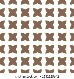 Seamless vector pattern in geometric ornamental style