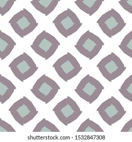 Seamless vector pattern in geometric ornamental style