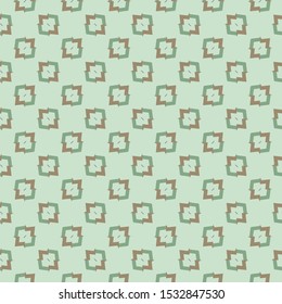Seamless vector pattern in geometric ornamental style