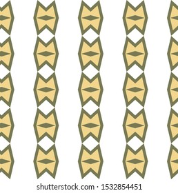 Seamless vector pattern in geometric ornamental style