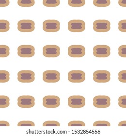 Seamless vector pattern in geometric ornamental style