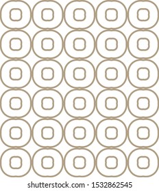 Seamless vector pattern in geometric ornamental style