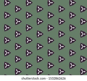 Seamless vector pattern in geometric ornamental style