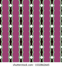 Seamless vector pattern in geometric ornamental style