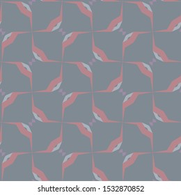 Seamless vector pattern in geometric ornamental style