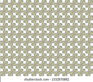 Seamless vector pattern in geometric ornamental style