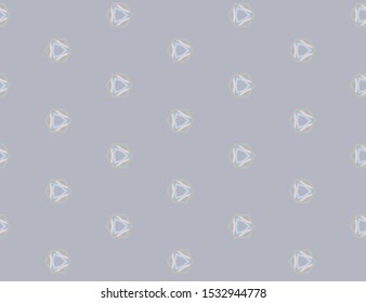 Seamless vector pattern in geometric ornamental style