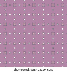 Seamless vector pattern in geometric ornamental style