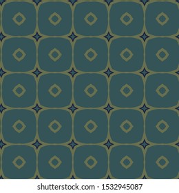 Seamless vector pattern in geometric ornamental style