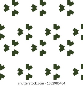 Seamless vector pattern in geometric ornamental style