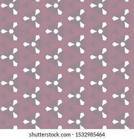 Seamless vector pattern in geometric ornamental style