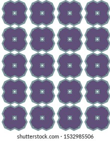 Seamless vector pattern in geometric ornamental style