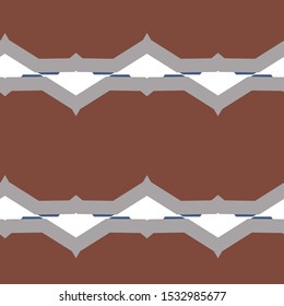 Seamless vector pattern in geometric ornamental style