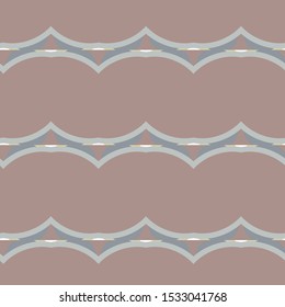 Seamless vector pattern in geometric ornamental style