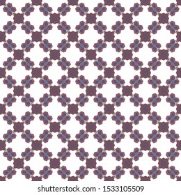 Seamless vector pattern in geometric ornamental style
