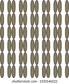 Seamless vector pattern in geometric ornamental style