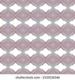 Seamless vector pattern in geometric ornamental style