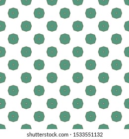 Seamless vector pattern in geometric ornamental style