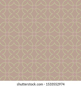 Seamless vector pattern in geometric ornamental style